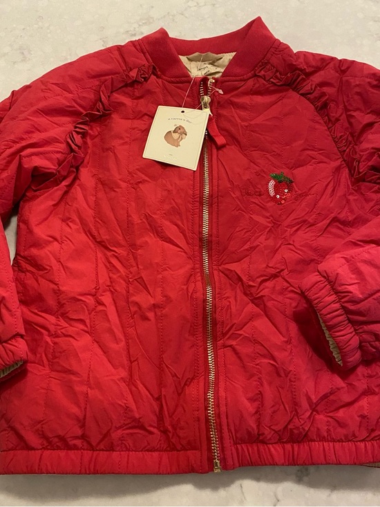 Konges Slojd Other - Konges Slojd Strawberry Jacket Pink Organic Cotton Girls 5-6Y